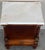 1900 - 1909 Pair of Empire Style Marble-Top Nightstands With Shelve and Low Drawer For Sale - Image 5 of 10
