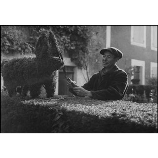 Robert Doisneau, The Boxwood Cutter, 1940s-1950s, Silver Gelatin Print For Sale