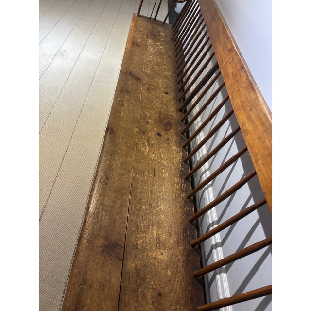 American Late 20th Century Tavern Bench For Sale - Image 3 of 3