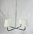 2020s Chapman & Myers “Basden” Medium Chandelier for Visual Comfort, Nickel & Rattan For Sale - Image 5 of 15