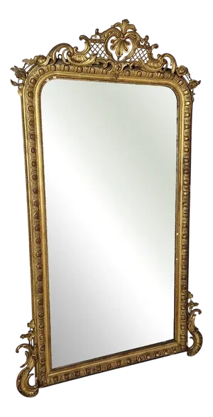 19th Century Wooden Mirror