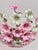 Glass Vintage Italian Murano Style Botanical Flower Ceiling Light, Vintage Handblown Pink Green Glass Bouquet Chandelier, 5-Light Flush Mount For Sale - Image 7 of 17