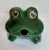 Here is a charming ceramic pottery frog figurine that is from the later mid-century, made in California. It is hand-made...