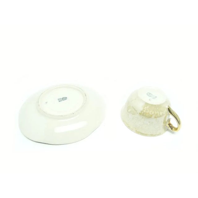 Coffee Cups with Saucers from Chodzież Factory, Poland, 1950s, Set of 10 For Sale - Image 6 of 10