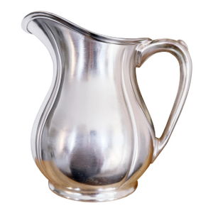 Vintage Silver Water Pitcher From Chicago Milwaukee & St. Paul Railroad