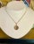 Rutilated Quartz 18k gold pendant necklace on 18K gold chain.( Also available in Amethyst in a separate listing). This is...