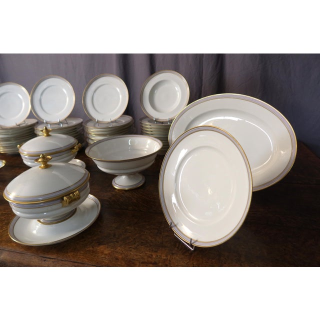 Ceramic 19th Century Porcelain Dinner Service from Hache Pépin-Lehalleur, Set of 112 For Sale - Image 7 of 16