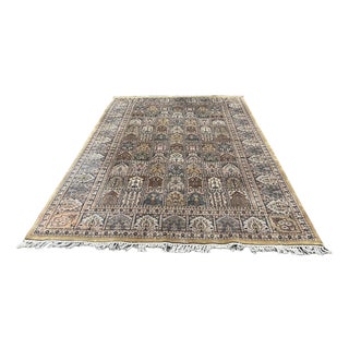 Large Country House Rug in Wool For Sale