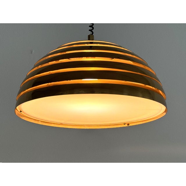 Mid-Century Modern Brass Pendant Light by Vereinigte Werkstätten from Vereinigte Werkstätten Collection, 1960s For Sale - Image 15 of 18