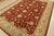 Traditional Ziegler Rug 9'3'' X 12'1'' Red Wool Traditional Hand-Knotted Oriental Carpet For Sale - Image 3 of 12