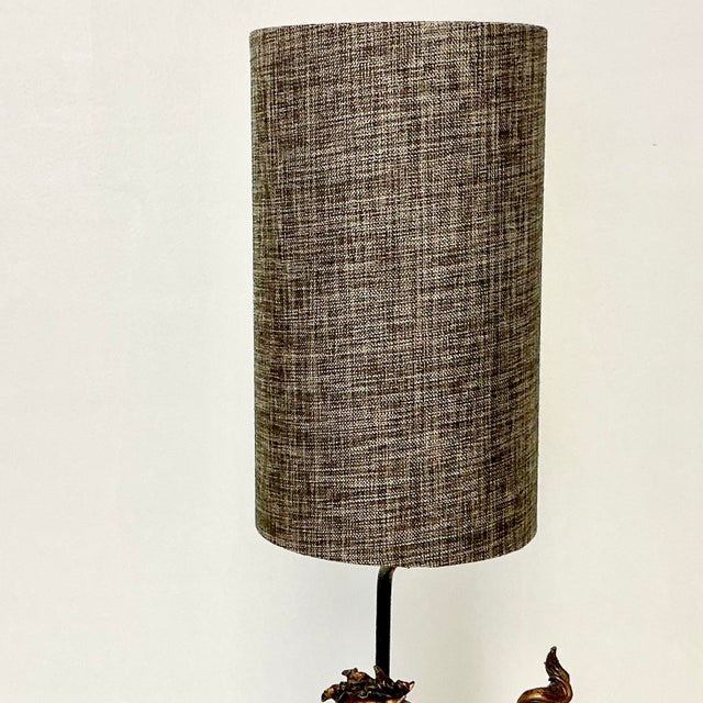 Mid-Century Americana Rustic Figurative Faux Bronze Horse Table Lamp. For Sale - Image 12 of 15