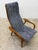 Yngve Ekström Lamino Teak Wood Frame Armchair With Sheepskin Fabric for Swedese For Sale - Image 10 of 17