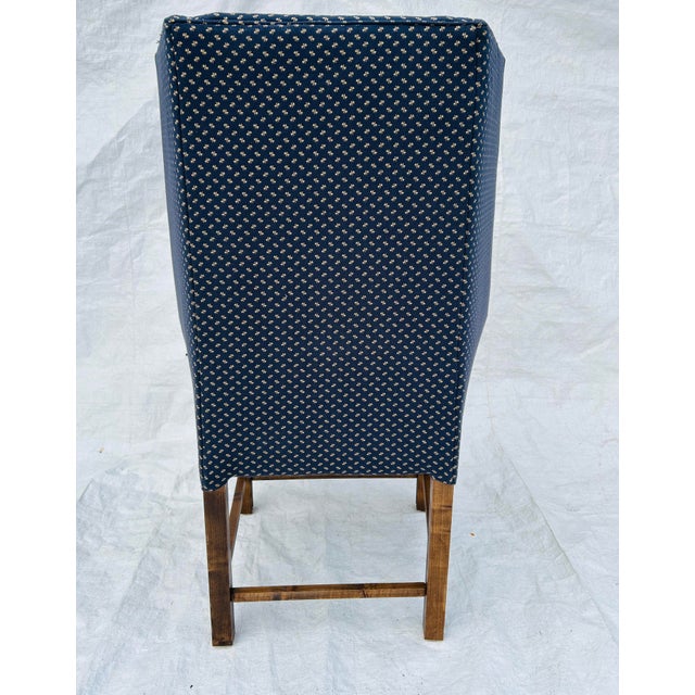 Country Wing-Back Americana Style Chair c.90s For Sale - Image 4 of 8