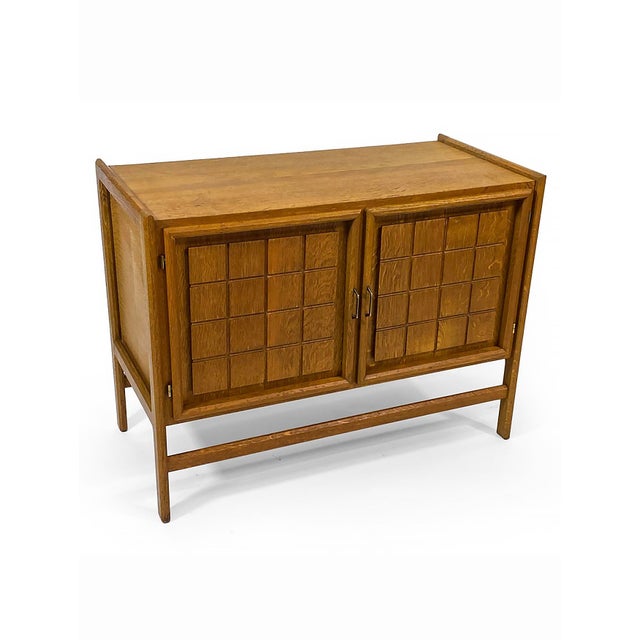 Henning Kjaernulf Scandinavian Modern Henning Kjærnulf Style Oak Cabinet For Sale - Image 4 of 8