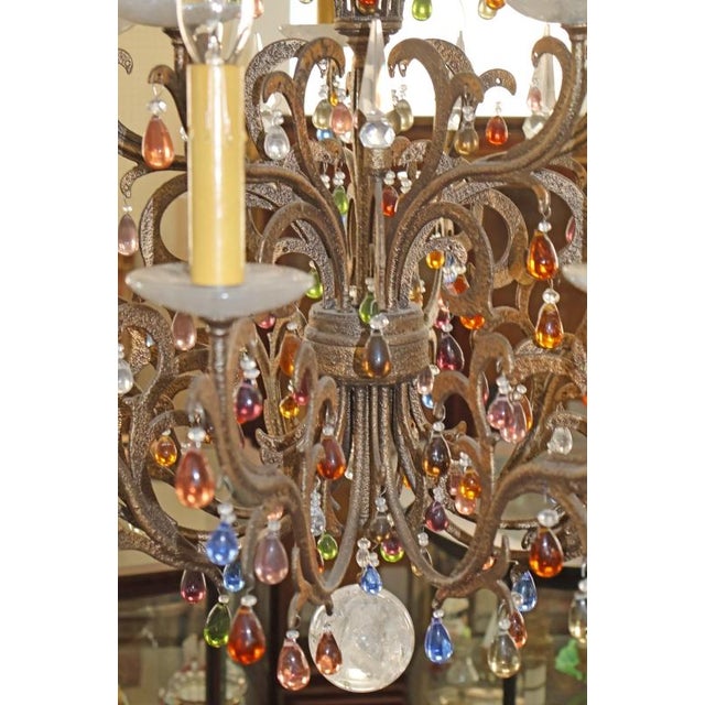 Schonbek Genisis 9882 Rock & Color Crystal 15 Light Chandelier For Sale - Image 11 of 17