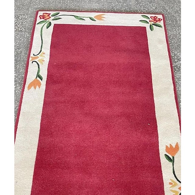 Bring timeless charm and cheerful elegance to your home with this vintage Tisca rug, measuring 95x190 cm . Crafted in the...