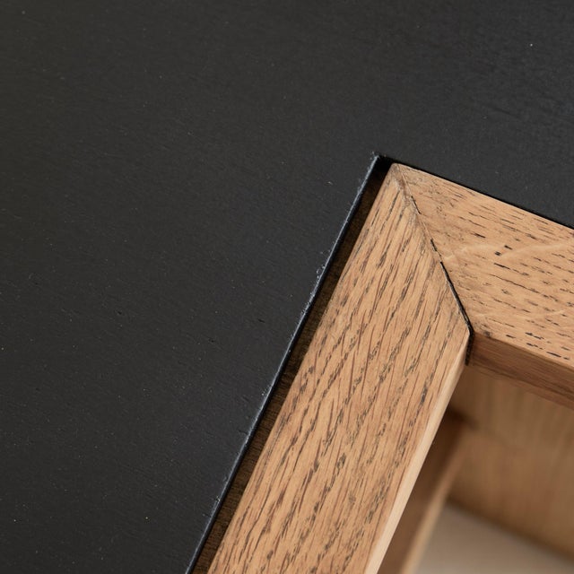 French Modernist Coffee Table in the Manner of Guillerme et Chambron, 1960s For Sale - Image 9 of 11