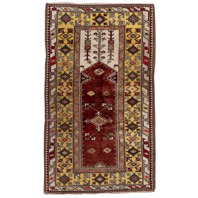 Vintage Turkish Rug, 4'2" X 7'1" For Sale - Image 9 of 9