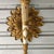 Vintage Neoclassical Gilt Flower Wall Lamp For Sale - Image 12 of 12