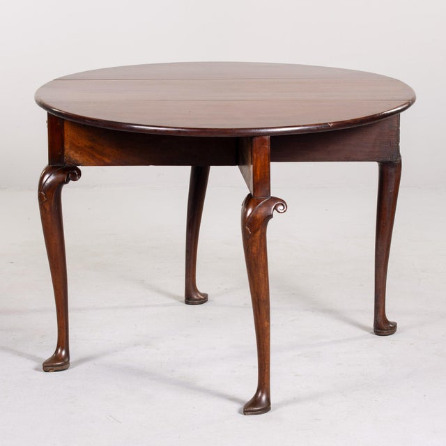 Early 20th Century English Mahogany Drop Leaf Table For Sale - Image 11 of 11