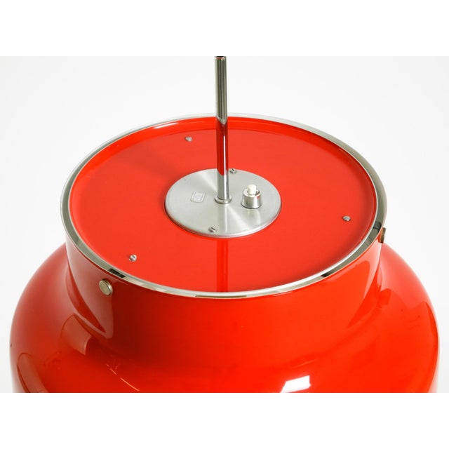 Large Red Bumling Ceiling Lamp by Anders Pehrson for Ateljé Lyktan Ahus, 1960s For Sale - Image 6 of 18
