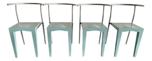 Dr. Glob Chairs by Philippe Starck for Kartell, 1980s, Set of 4