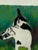 Mixed Media Black & White Dog Artwork, Framed For Sale In San Francisco - Image 6 of 12