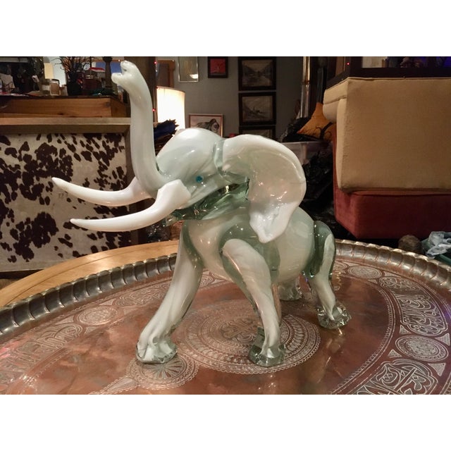 Large Murano Glass Elephant Sculpture Chairish