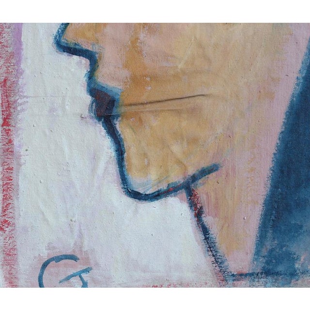 Brown Hidden Portraits VI, 1980s, Acrylic on Canvas, Framed For Sale - Image 8 of 11