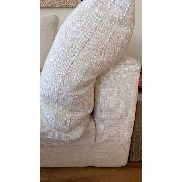2010s Restoration Hardware Cloud Bench-Cushion Sofa For Sale - Image 5 of 6