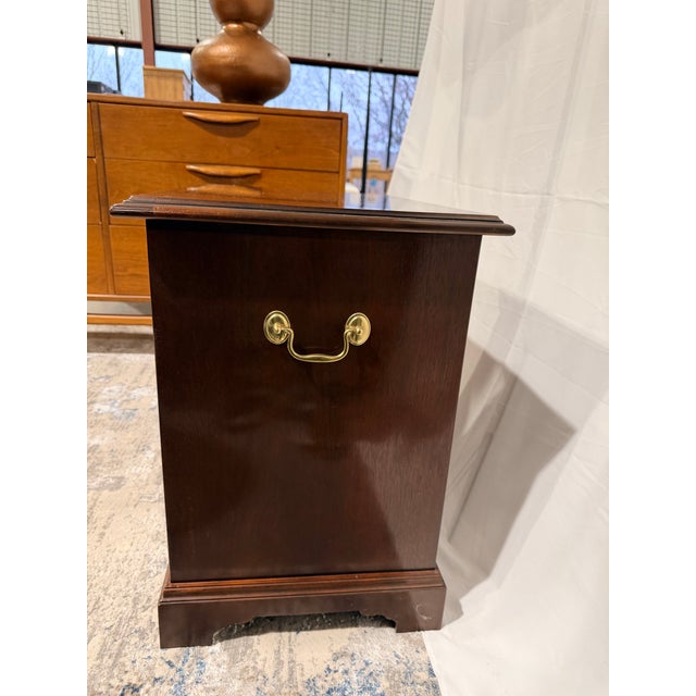 Chippendale Late 20th Century Baker Chippendale Mahogany Side Chest For Sale - Image 3 of 6