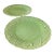 Vintage Bordallo Pinheiro Turkey Green Majolica Platter – Portuguese Ceramic Thanksgiving Serving Plate With Turkey, Oak Leaf & Acorn Relief For Sale