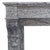 19th Century Italian Louis Philippe Bardiglio Marble Fireplace Mantel For Sale - Image 4 of 6