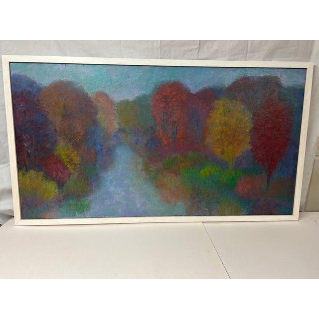 Monumental Impasto Plein Air Painting of Trees For Sale - Image 4 of 12