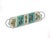Turquoise 1960s French Vallauris Borty Ceramic Aperitif Serving Set in Iron Holder For Sale - Image 8 of 18