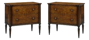 Pair of French Louis XVI Nightstands