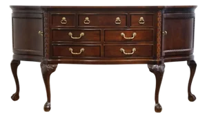 Century Furniture Solid Mahogany Traditional Chippendale Style Ball & Claw 42" Sideboard Buffet 671-407