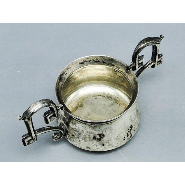 Silver Biedermeier Silver Sugar Bowl, Austria, 19th Century For Sale - Image 8 of 9