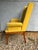 Wood Vintage Curved Arm Upholstered Armchair For Sale - Image 7 of 13