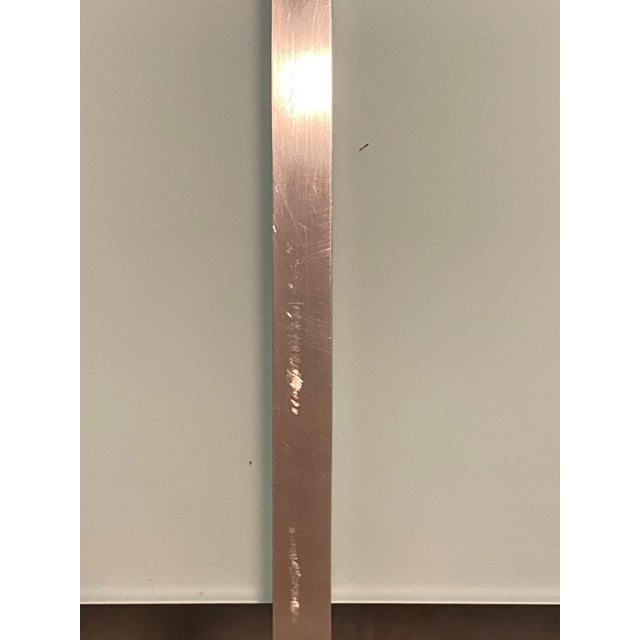Konstantin Grcic for ClassiCon Glass & Stainless Steel Coffee Table – 63" For Sale - Image 10 of 11