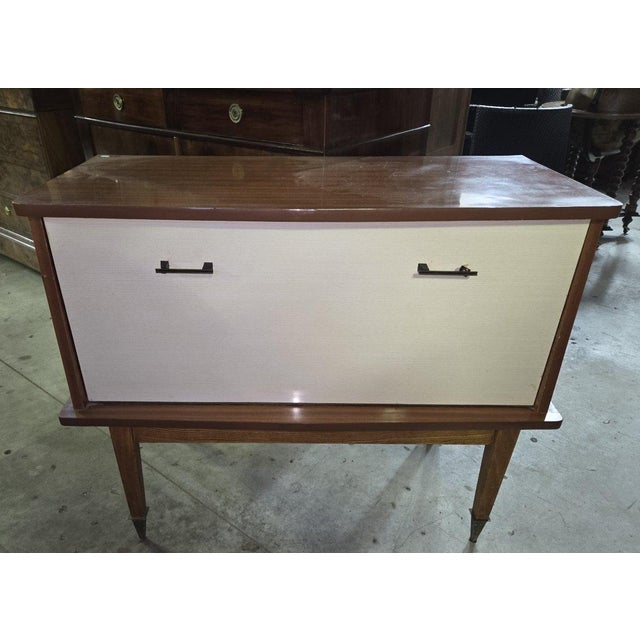 Mid-Century Bar Cabinet in Teak, 1950s For Sale - Image 6 of 10