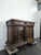 Louis XIII Style Walnut Buffet with Twisted Columns and Pink Marble Top For Sale - Image 3 of 8