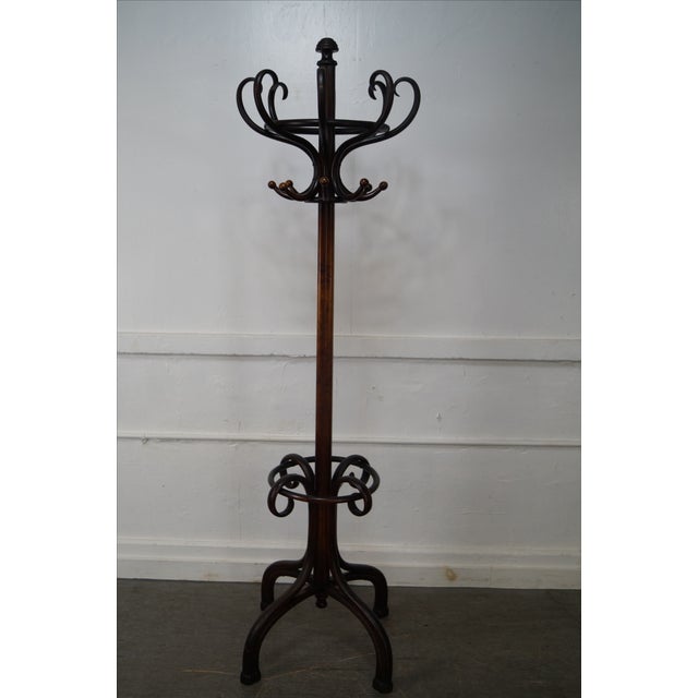 Antique Bent Wood Hat & Coat Rack Stand Chairish