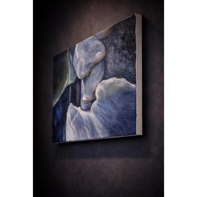 Contemporary Contemporary Abstract Figurative, Oil on Canvas For Sale - Image 3 of 6