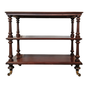 Mahogany Etagere on Bronze Casters, by Robert Strahan, Dublin, Mid-19th Century
