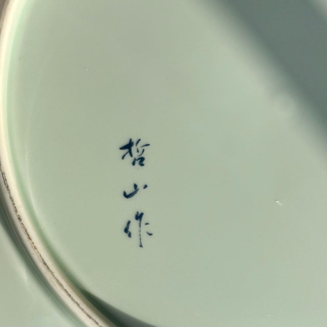 Antique Japanese Large Imari Charger Wall Plate – Arita Ware Kinrande Style For Sale In San Diego - Image 6 of 6