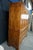 Antique English George II Style Oyster Burl Yew Cabinet on Chest Linen Press 80" For Sale - Image 13 of 18