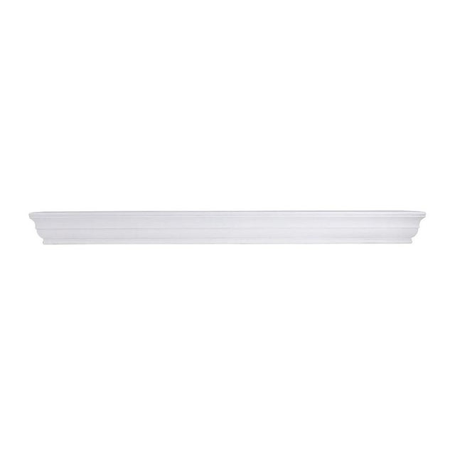 Pottery Barn 2 White Floating Shelves Use as Fireplace Mantel or Shelf - Pair of Ledges Nwot For Sale - Image 13 of 17