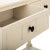 White Two Drawer Console in Distressed Cream For Sale - Image 8 of 10