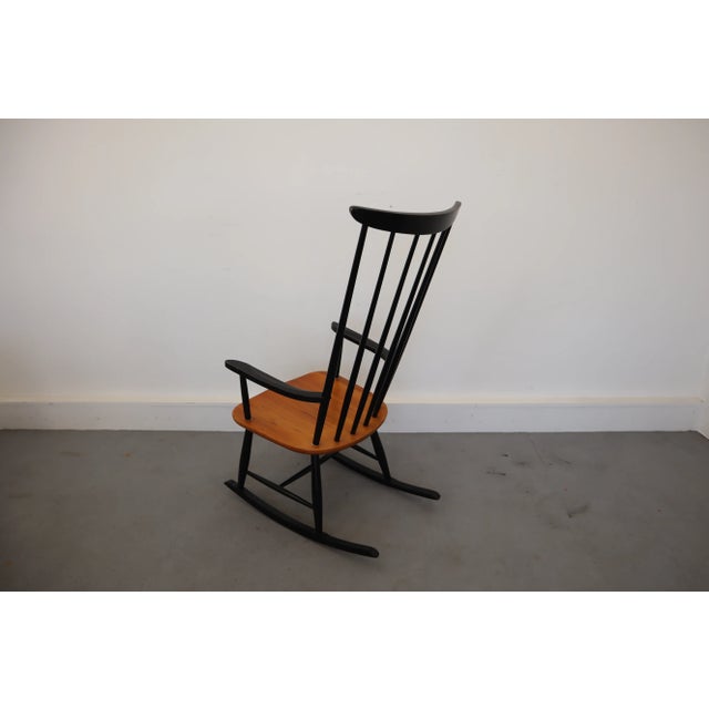 Mid-Century Rocking Chair by Ilmari Tapiovaara, 1960s For Sale - Image 12 of 14